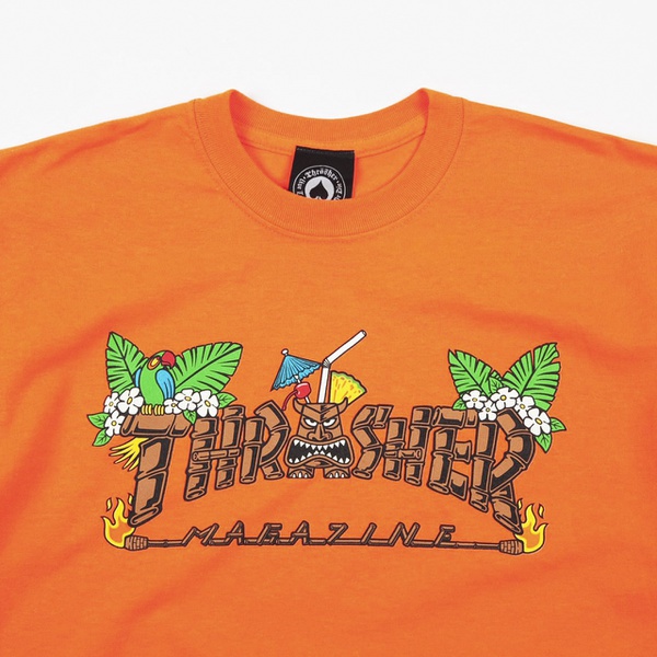 Camiseta thrasher laranja clearance
