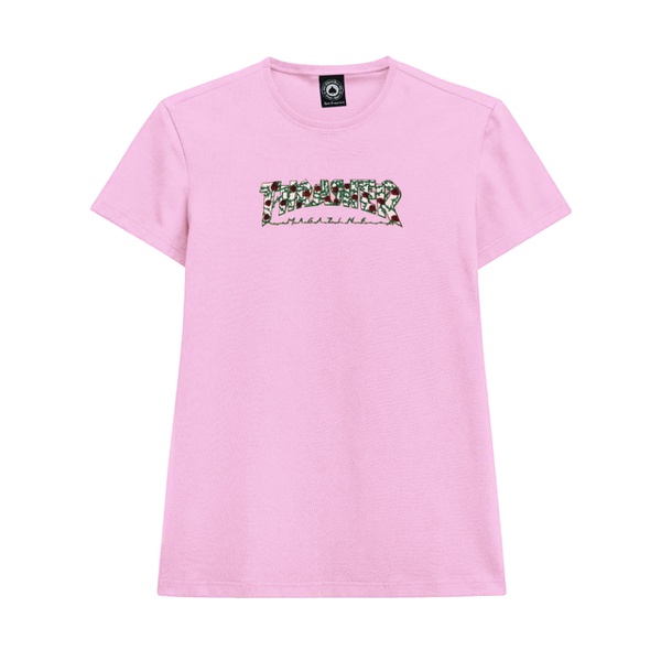 Camiseta Thrasher Feminina Roses Pink