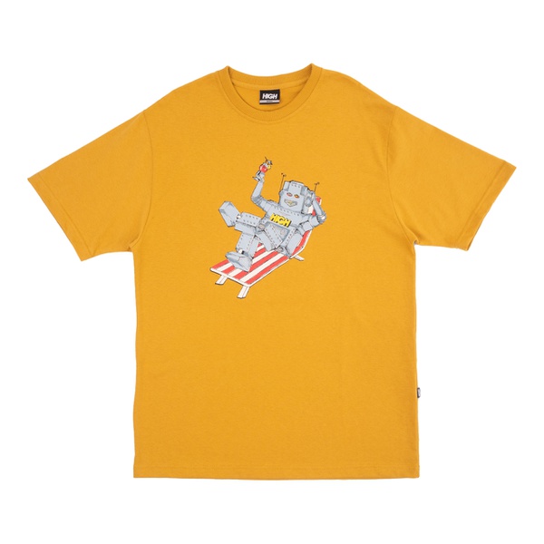Camiseta High Tee Robot Yellow