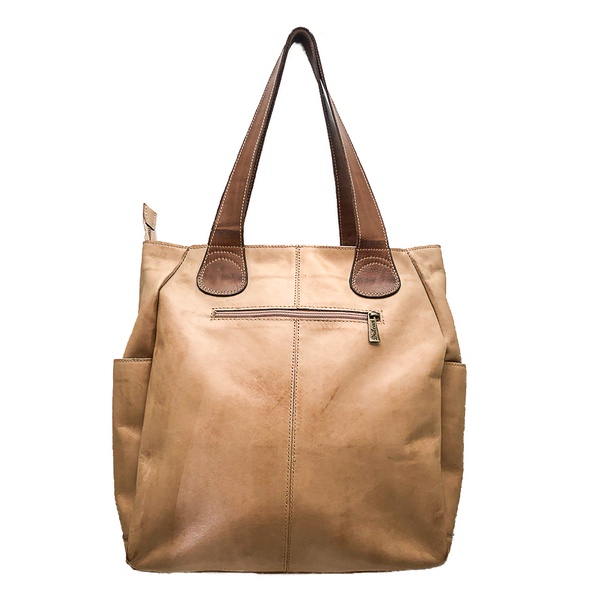 joules brown leather bolsa
