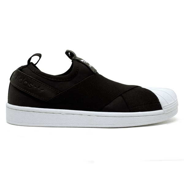 adidas slip on preto e branco