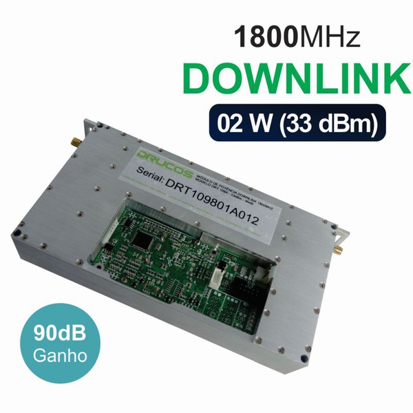 Módulo de Potência Downlink 1800Mhz 33dBm 90dB 