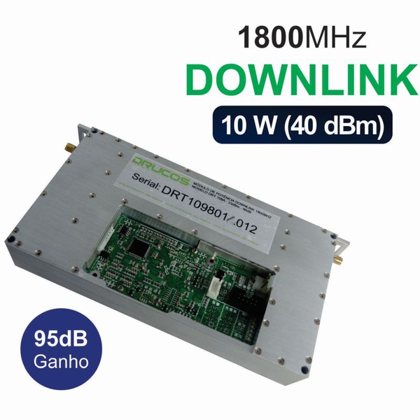 Módulo de Potência Downlink 1800Mhz 40dBm 95dB