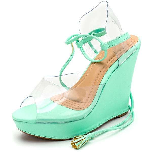 Sapato Christian Louboutin Verde Água Original - CGJ22 | Etiqueta Única