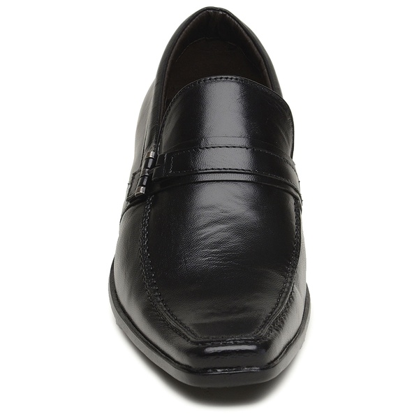 Sapato Social Masculino Milão Preto em Couro de Carneiro - ENURI - Calçados  Masculinos