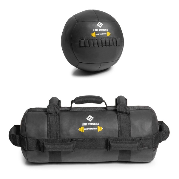 Kit De Wall Ball + Power Bag Crossfit Funcional