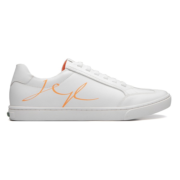 Sapato Masculino Sneaker Assinatura Jef Look Branco