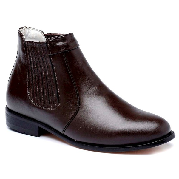 bota social masculina marrom