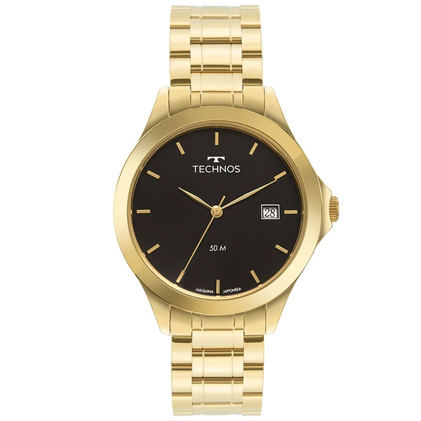 Relogio technos masculino ouro clearance