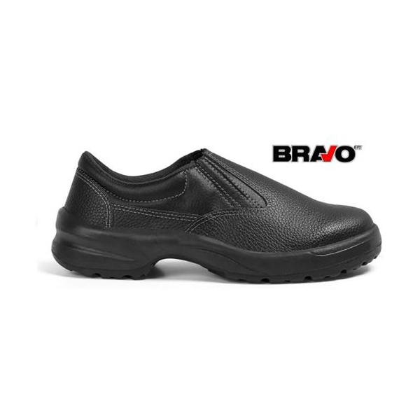 Sapato de Couro Com Bico em PVC Bracol linha Bravo