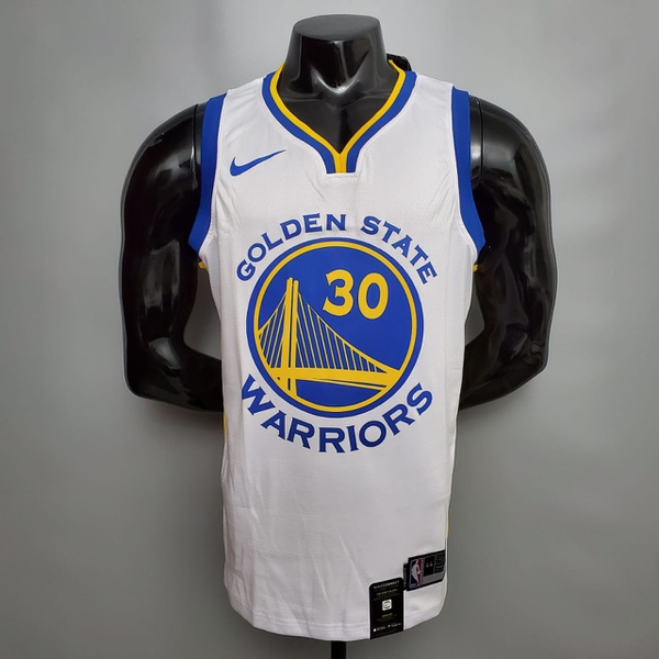 Regata Nba Golden State Warriors Silk branca (jogador) Stephen Curry 30