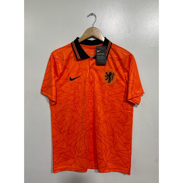 camisa de time com gola polo