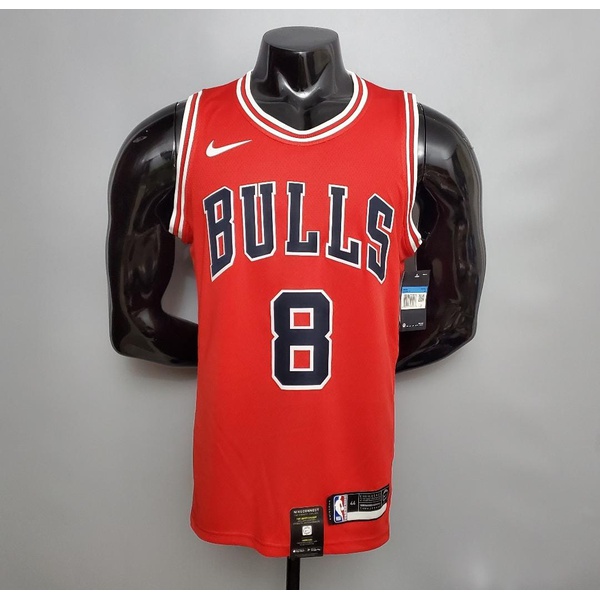 Regata Nba Chicago Bulls Silk (jogador) Lavine Camisa 8