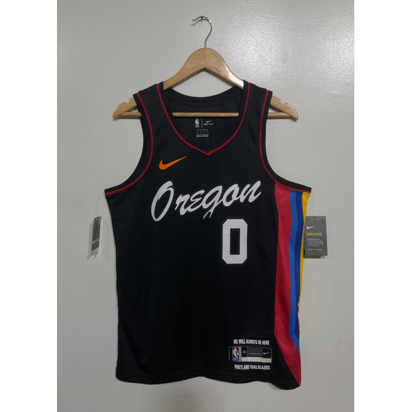 NBA Regata Portland Trail Blazers Nba silk (jogador) camisa 0 lillard