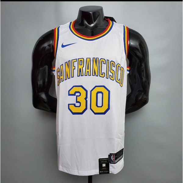 Regata NBA Golden State Warriors San Francisco Silk (jogador) Curry Camisa 30