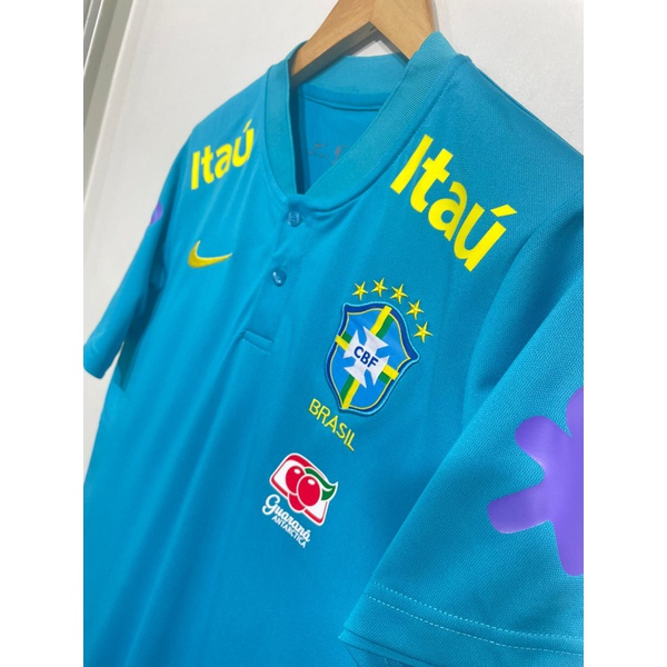 camisa do brasil azul de treino