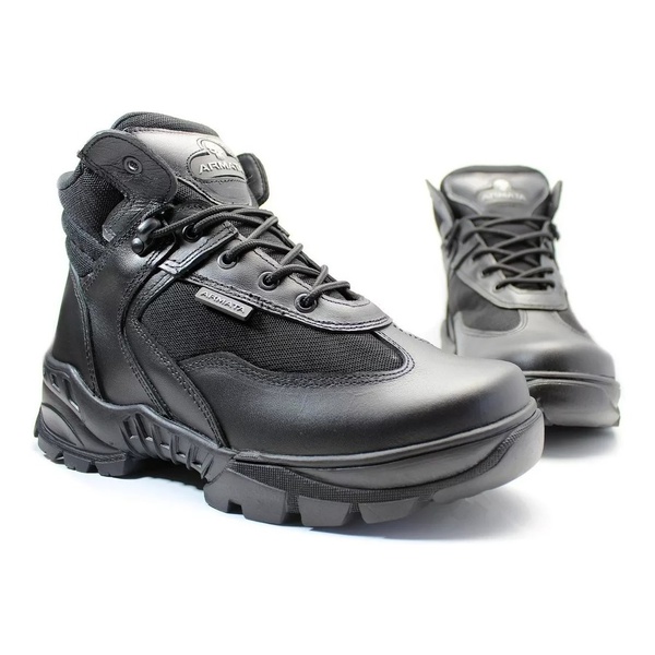 bota tática cano curto