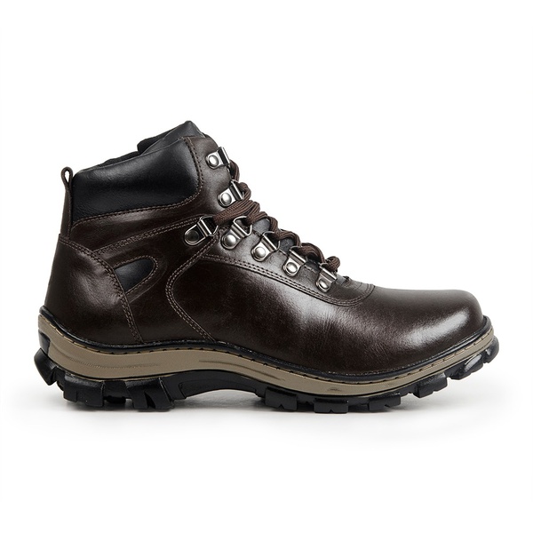 Bota Coturno Adventure Masculina Stefanini Couro Legítimo | FRANBOOTS |  Calçados em Couro