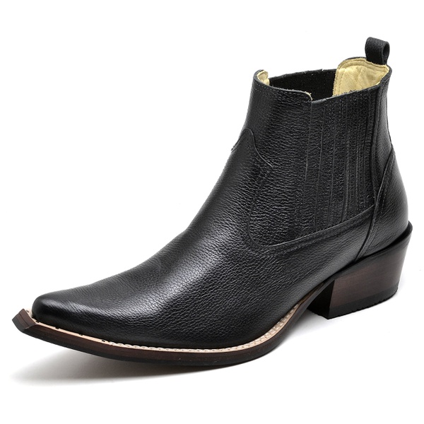 bota country masculina preta