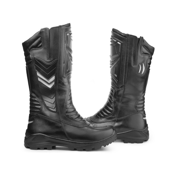 bota de couro impermeável
