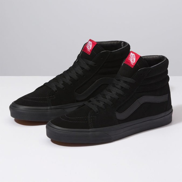 vans sk8 hi black black black