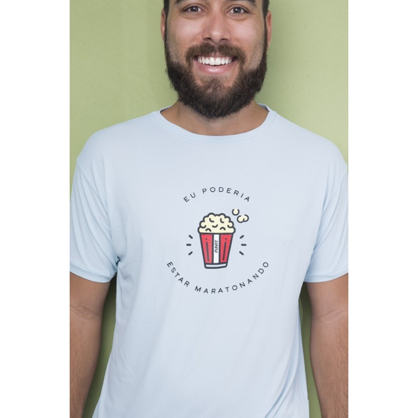 Camiseta Masculina Funfit - Eu Poderia Estar Maratonando