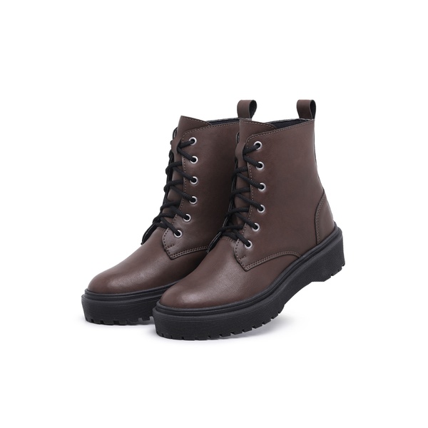 Bota Casual Feminina Solado Tratorado Reto Galway 223ST Marrom |  GALWAYCALCADOS