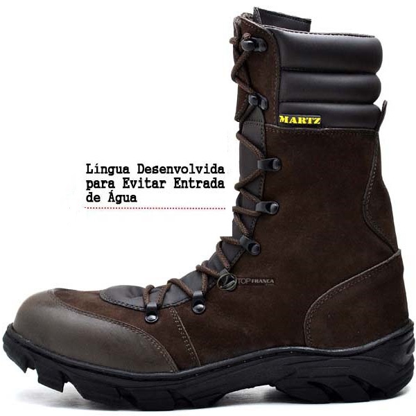 coturno masculino cano medio