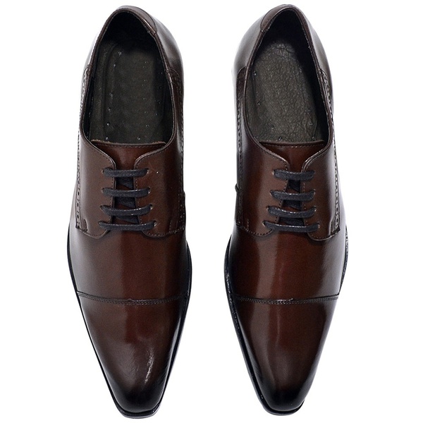 sapato solado de couro masculino