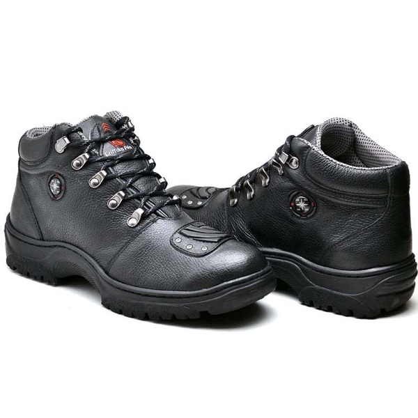 bota cano curto moto