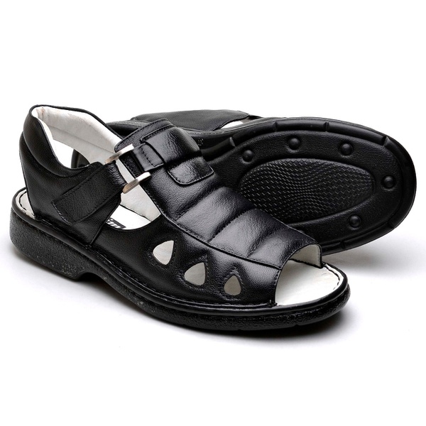 sandalia masculina ortopedica