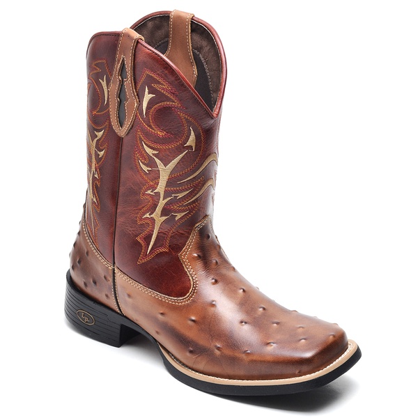 los altos boots botas de avestruz