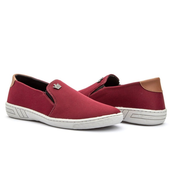 Slip On Masculino Vermelho Iate Viena Conforto 551-DB | GuGi Calçados e  Acessórios