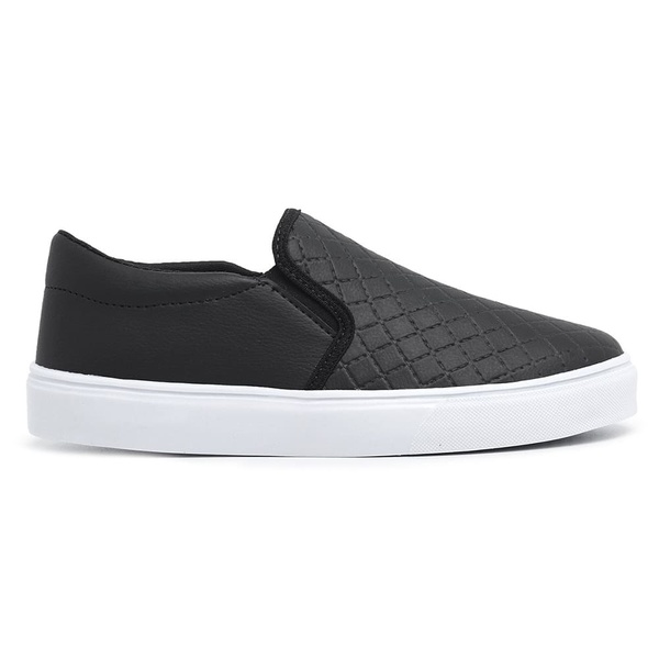 Tênis Activitta Sem Cadarço :Azul e Preto – De Gato e Sapatos
