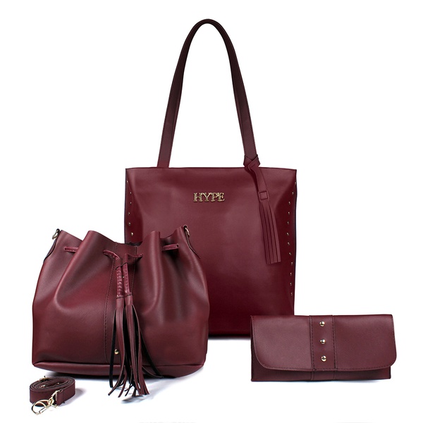 hype leather bolsas