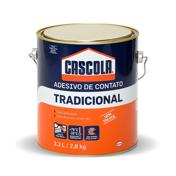 COLA CASCOLA S/TOLUOL 2,8KG - HENKEL