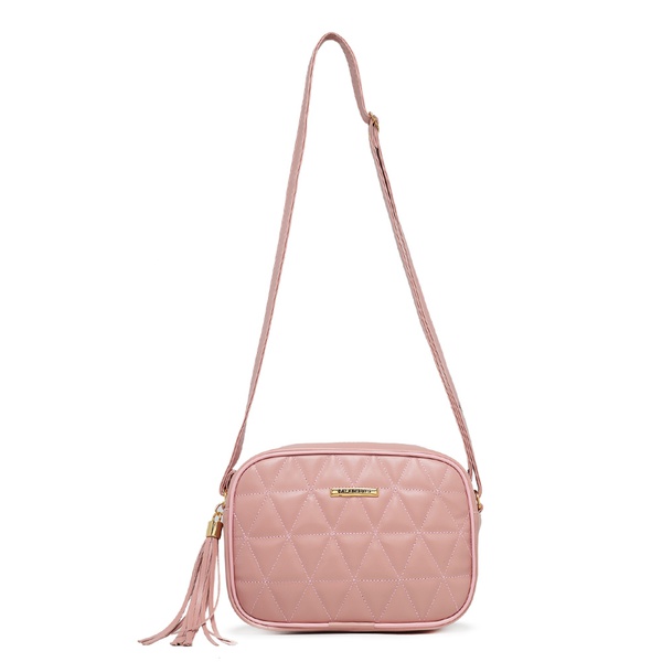 mini quilted crossbody bolsa