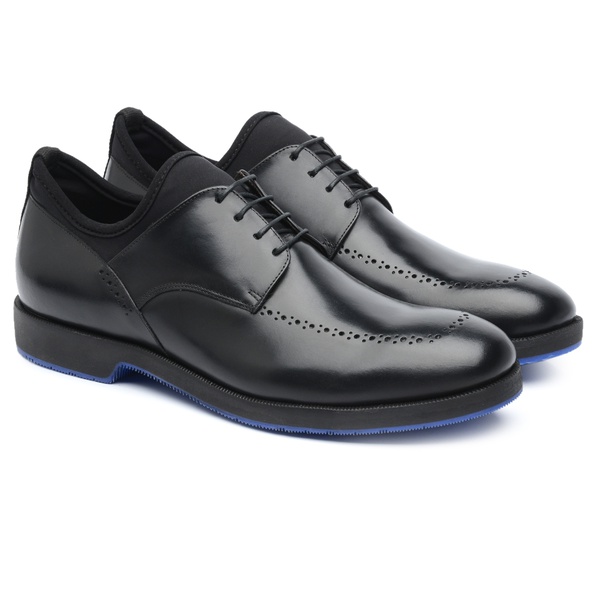 Derby Semi Brogue Preto 359012 | JACOMETTI