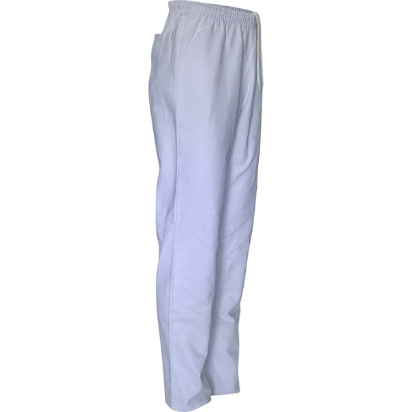 calça de brim branca