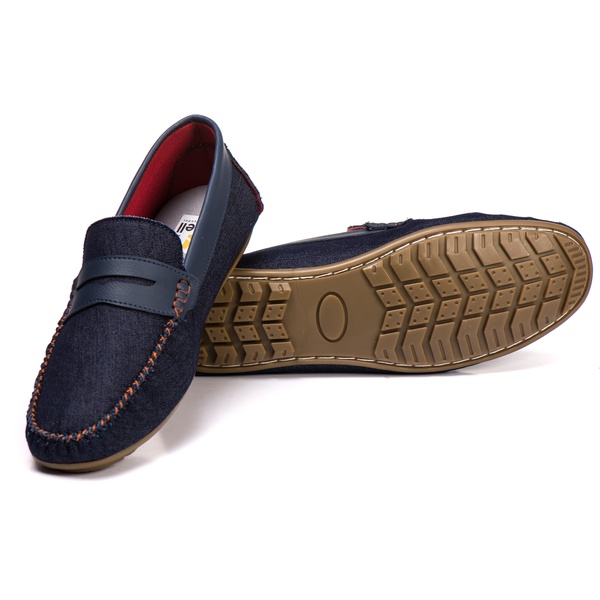 mocassim jeans masculino
