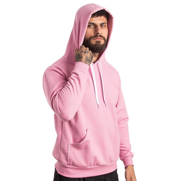 hot pink moletom com capuz men