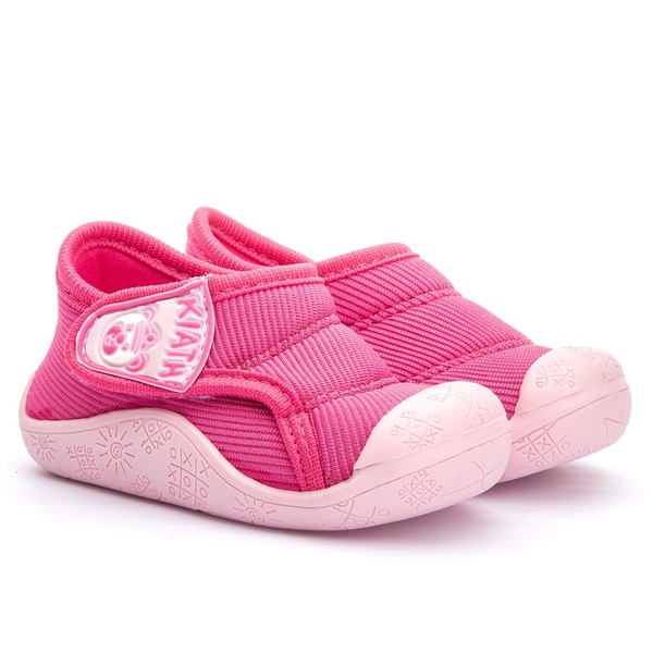 Tenis Bebê com Velcro Linha Baby Pink Kapell | KAPELLCALCADOS