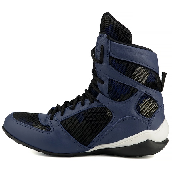 Bota Treino Academia Mr Gutt Camuflada Azul | KLMASTERFITNESS
