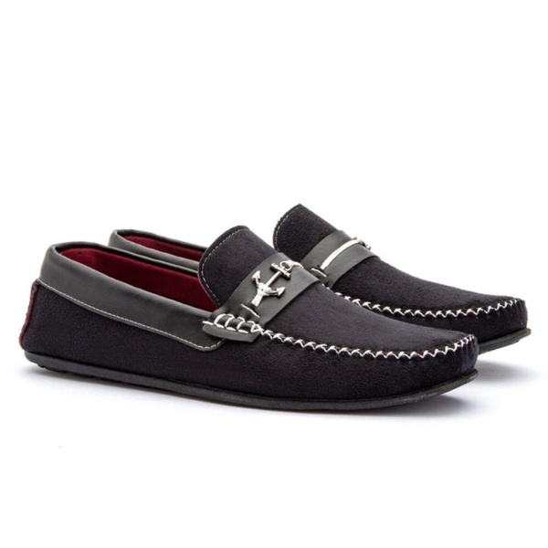Sapato Mocassim Ruggero Couro Masculino Macio Leve Casual Preto em Promoção  | Ofertas na Americanas