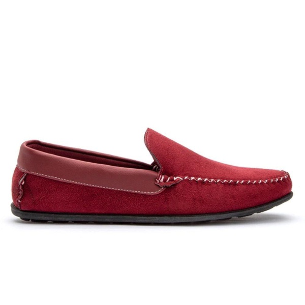 sapato mocassim masculino bordo | KSBoots