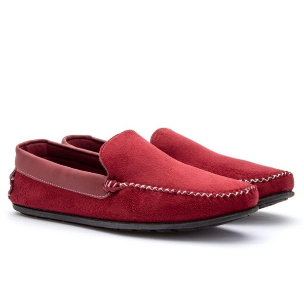Sapato Mocassim Bordo Masculino - Borges Calçados