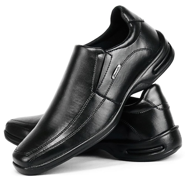 SAPATO SOCIAL MASCULINO MACIO CONFORTAVEL SOLA BORRACHA | KSBoots
