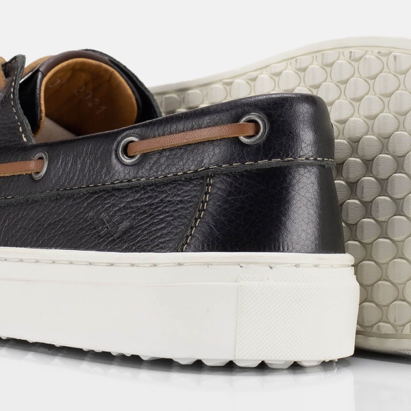 Sapato Casual Masculino Preto Dockside | LECAS