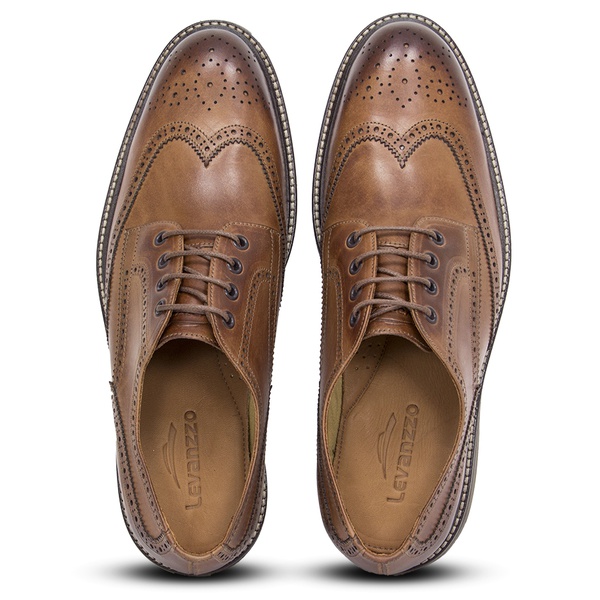 sapato brogue marrom