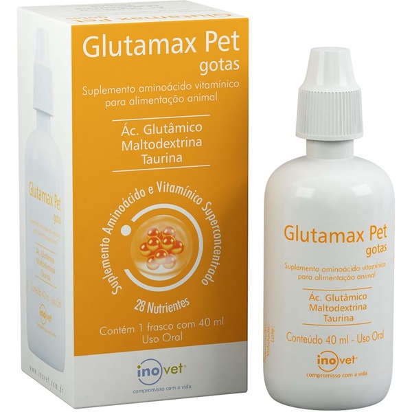 Suplemento glutamax Inovet 40ml, unica